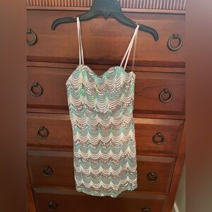 Midnight Doll Shimmering Sequin Dress